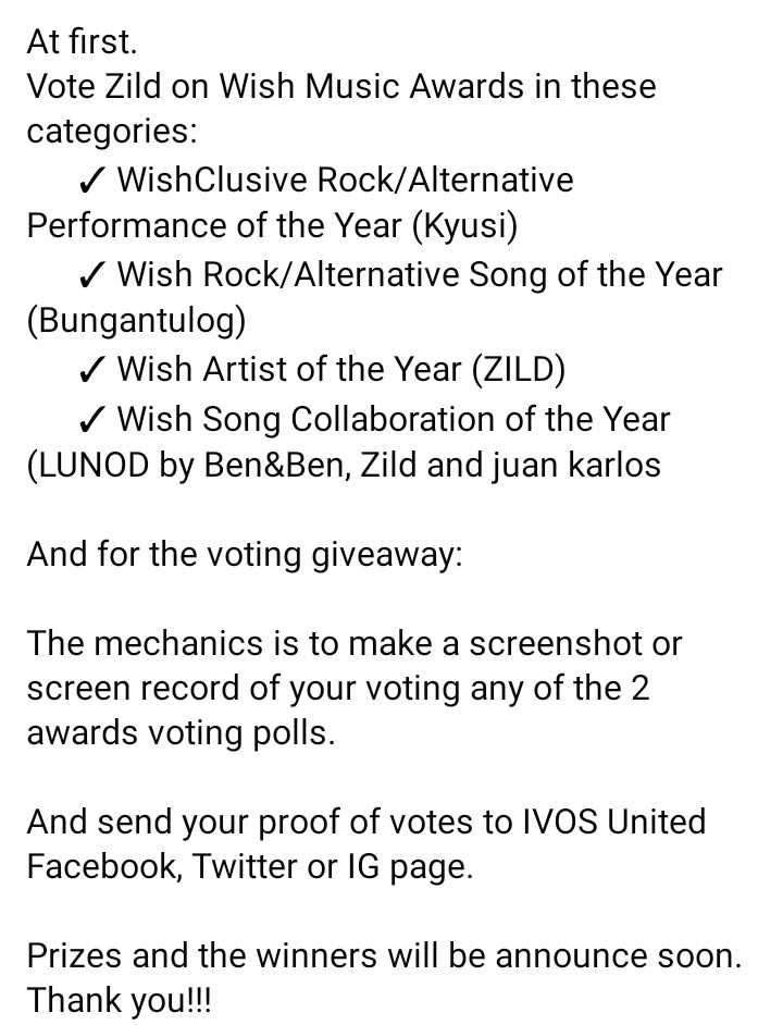 IVOSUnited's tweet photo. Kindly dm us your proof of your votes! 💕 Goodluck! 🙏 https://t.co/JGZHzkM1Zn
