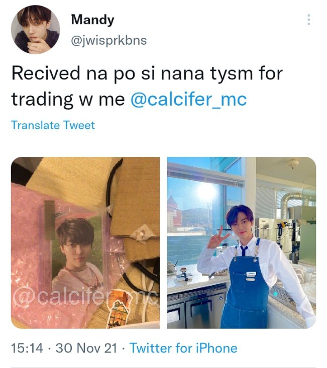 calcifer_mc's tweet photo. ‹ #tyjws · #calcitrades — ☆ ›
i believe successful ang first trade natinn! tysm again to @jwisprkbns and @chanyeolishhhhh for bringing renjun and lele home to me! really glad nana came home to both of you safely (◍•ᴗ•◍) https://t.co/LLbvik0LwK