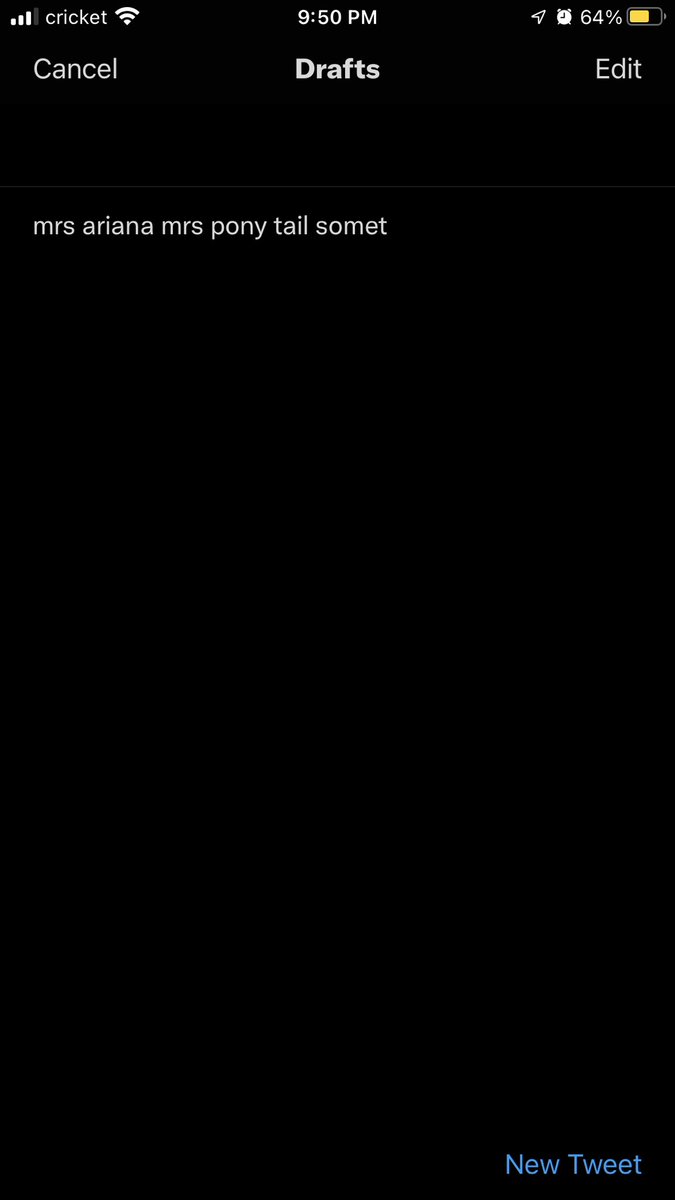 tag yourself as one of my drafts 😊