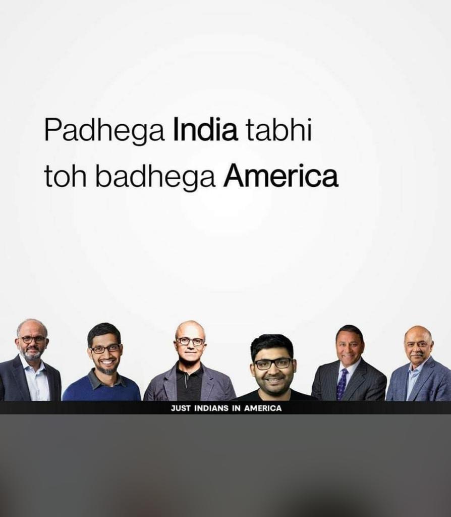 Khurana_S8's tweet photo. Even @elonmusk has acknowledged that, USA benefits greatly from Indian talent.
#IndiansMakingProud https://t.co/h6SXaZnMIk