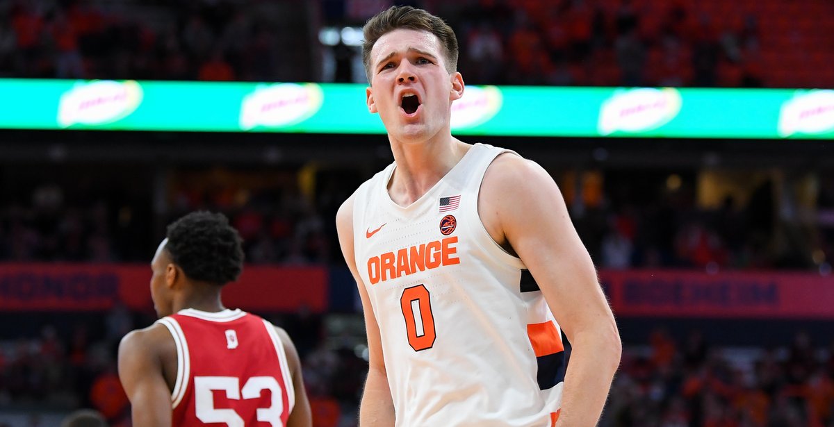 Buddy and Jimmy Boeheim combined for 53 points, 10 assists, eight rebounds and six steals against Indiana. You can watch highlights of their performances here: https://t.co/1OxKrdWpXe https://t.co/B00Eviq3zy
