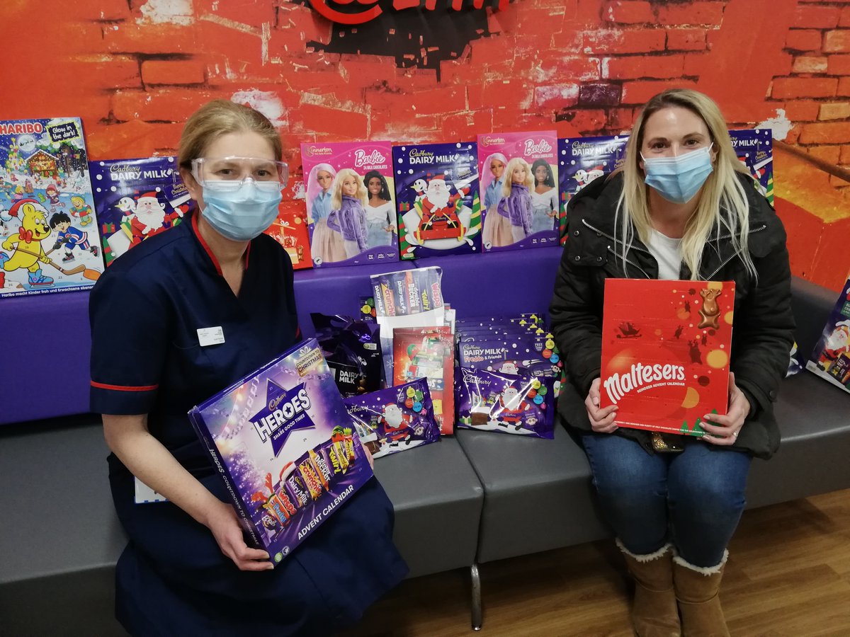 Today we're saying thank you to Clare who has collected 480 advent calendars for children spending December is Leeds Children's Hospital! Clare's campaign is inspired by the 2 Christmases she spent at <a href="/Leeds_Childrens/">Leeds Children's Hospital</a> with her son Finley. Thank you!  <a href="/LeedsHospitals/">Leeds Teaching Hospitals</a> <a href="/LeedsNews/">Yorkshire Evening Post</a>