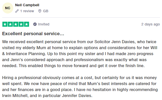 Jenn Trussler (nee Davies) (She/Her) (@jenniferdavies3) on Twitter photo So lovely to come back to work after 4 days off to this feedback! Feeling very grateful this morning to work with some fantastic clients.
#TrustPilot <a href="/irwinmitchell/">Irwin Mitchell</a> <a href="/Personal_Legal/">Irwin Mitchell Personal Legal</a> So lovely to come back to work after 4 days off to this feedback! Feeling very grateful this morning to work with some fantastic clients.
#TrustPilot <a href="/irwinmitchell/">Irwin Mitchell</a> <a href="/Personal_Legal/">Irwin Mitchell Personal Legal</a>