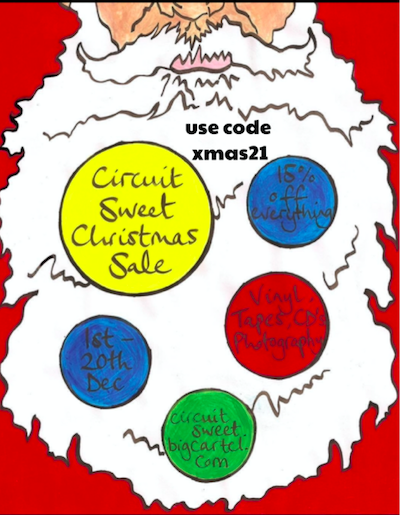 Our Annual Xmas Sale is now LIVE! From today until December 20th, use code xmas21 at checkout for 15% off all items circuitsweet.bigcartel.com/products @uksilvermusic @petcrowband @cowgirlband @Wild_Cat_Strike @atotaso (1 LP left) @kimber_band @twisted__ankle @SLONKSLONKSLONK @wearehighlow