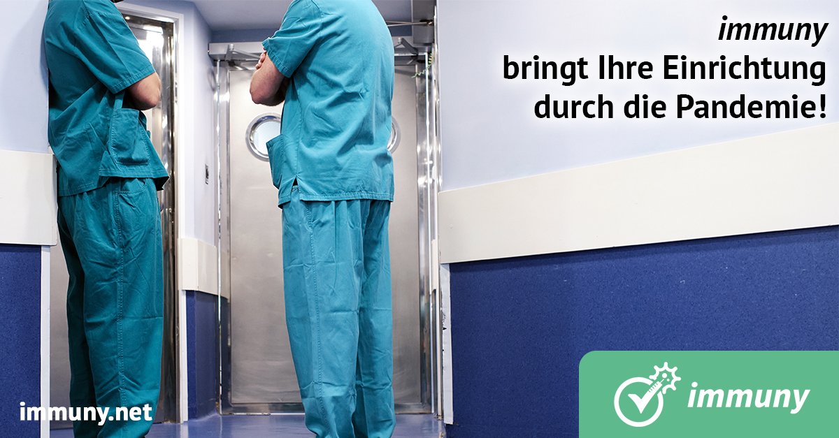#Getestet #Genesen #Geimpft - Personal und Besucher:innen im #Krankenhaus in Sekunden gecheckt:

➡️2G- oder 3G-Einlasschecks sekundenschnell.
➡️Sofortcheck für alle Impf- und Testnachweise.
➡️Geprüfte Identitäten für verlässliche Zutrittskontrollen.

immuny.net