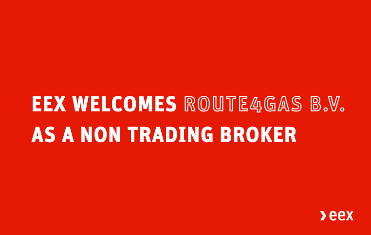 eexgroup's tweet photo. EEX is happy to welcome @Route4Gas as a new Non Trading Broker on our Derivatives Market. As a Non Trading Broker, the company can enter trades on behalf of other trading participants, further broadening EEX’s distribution in the European energy markets. #BuildingMarketsTogether https://t.co/uND1jM8G3G