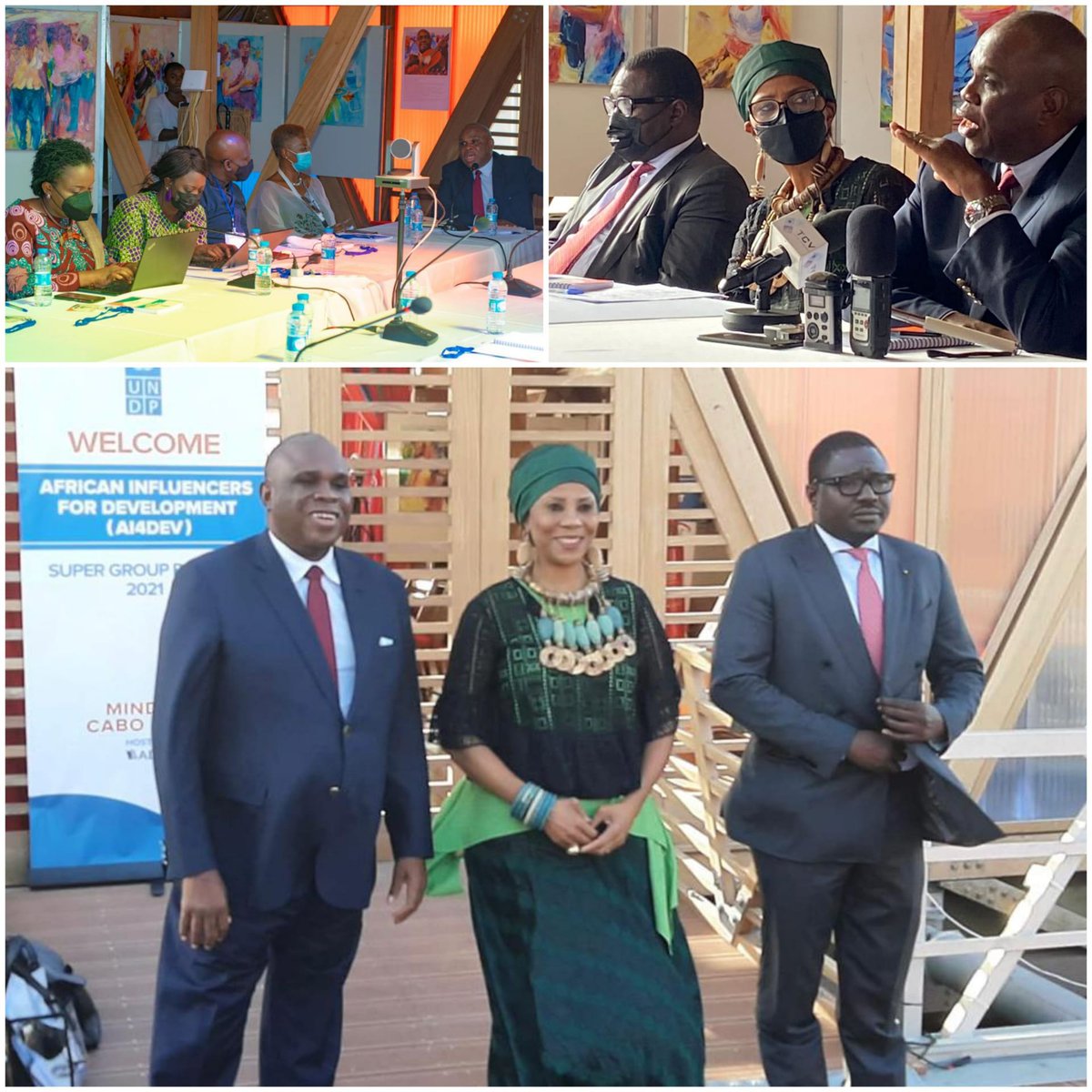 ahunnaeziakonwa's tweet photo. Together with African Influencers for Development we have spent two days in #Mindelo, #CaboVerde agreeing on actions to accelerate Africa's recovery from the #covid19 pandemic.  

AI4Dev works to frontline African solutions to unleash the continent's development promise https://t.co/Tz8B2CIFp6