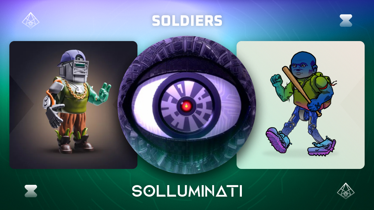 TheSolarmy's tweet photo. 📢@TheSolarmy x @SolluminatiNFT📢

We've got:
1 x 2D Soldier
1 x 3D Soldier (Rank 279!)
1 x Solluminati 3RD EYE

🎟️To Enter:
 1⃣Like + RT + Follow Both
 2⃣Answer: whats your favourite Solana NFT Tool?
 3⃣Join DC: https://t.co/rQFeWBkOc0

#SolanaNFTs https://t.co/OnGDK9YDud