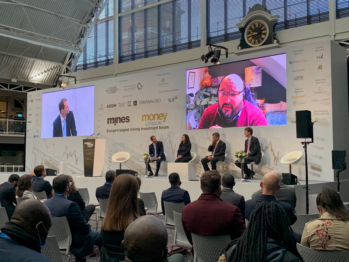 MinesAndMoney's tweet photo. Insightful discussion on meeting stakeholder decarbonization requirements at Mines and Money London this morning.
@ninetyone_am @aminerals @Norilsk_Nickel @tp_initiative @actmatthews #SLRConsulting @LSEGplc #minesandmoney #mml #mining #investment #ESG #greeneconomy https://t.co/HE6VDMDbXW