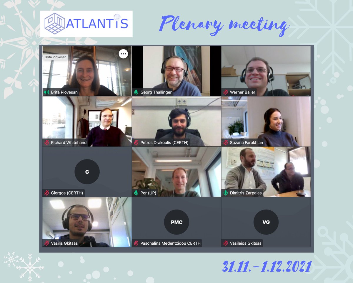AtlantisAR's tweet photo. The #Atlantis plenary meeting took place the last two days. Against plan, unfortunately online, but with biscuits and a pre-Christmas atmosphere. :) https://t.co/DVRl91WiFs #DR #AR #DiminishedReality #AugmentedReality #digitalbusiness #atlantisar #VR #roomle #digitalfurniture https://t.co/n2RU5qZaZf