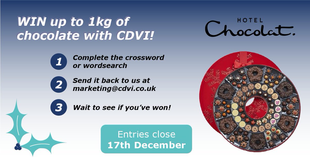 Do you want to win a LOT of chocolate? 😍🍫

We've created a Christmas-themed wordsearch and crossword - all you have to do is complete one (or both!), take a picture, and send it to us.

Closes 17th December - GOOD LUCK! 🎄🎁🎊✨

Download the puzzles: zcu.io/15PS
