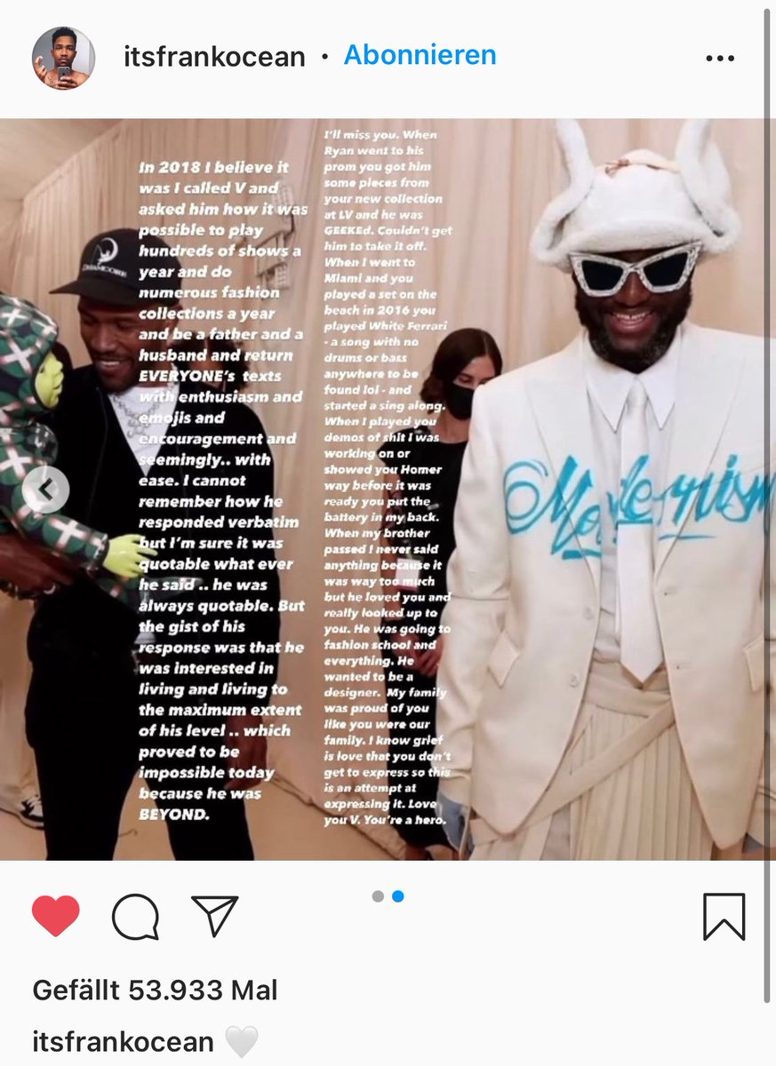 JensUbk's tweet photo. @digitalfeedtv @FrankOcean 🤍 https://t.co/gaqnqoGBlp