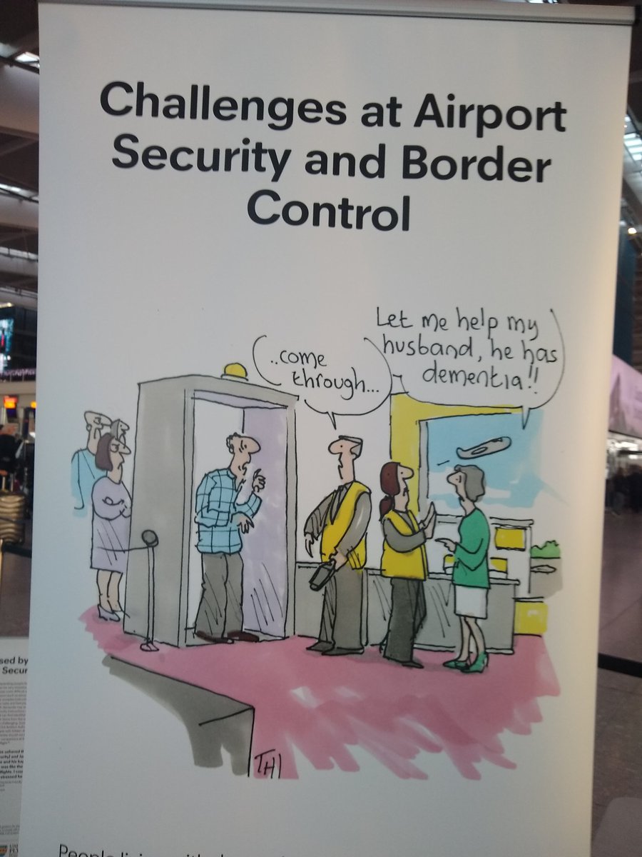 alisonfwarren's tweet photo. Raising awareness of air travel challenges for people living with #dementia @HeathrowAirport great to be sharing research @PlymUni  @elaineahpmh @MacleanFiona @PlymUniHHS_CPD @OTPlymouthUni https://t.co/c3rdJYZyZk