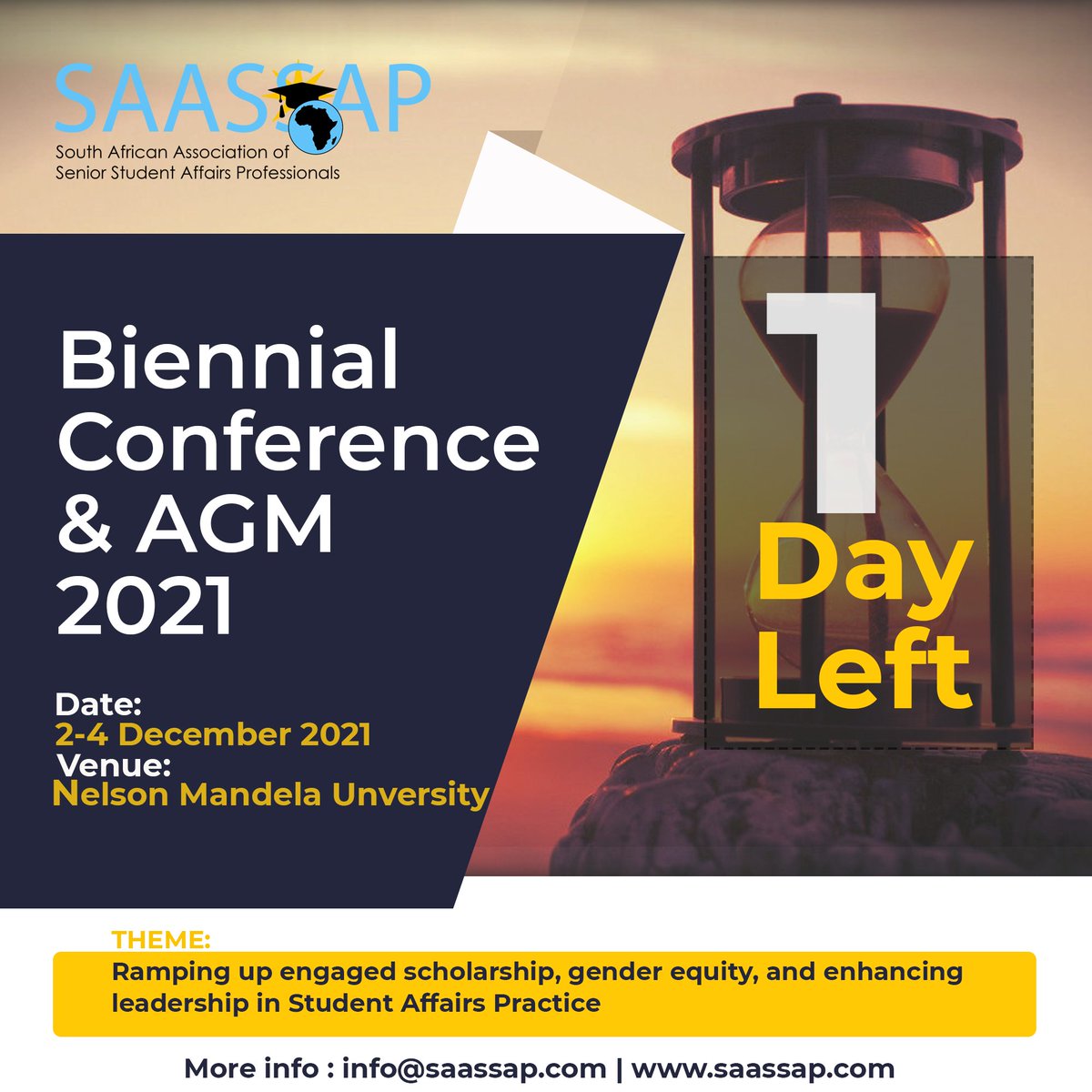 The_SAASSAP's tweet photo. One day to go... https://t.co/V5iQQM7Tb1