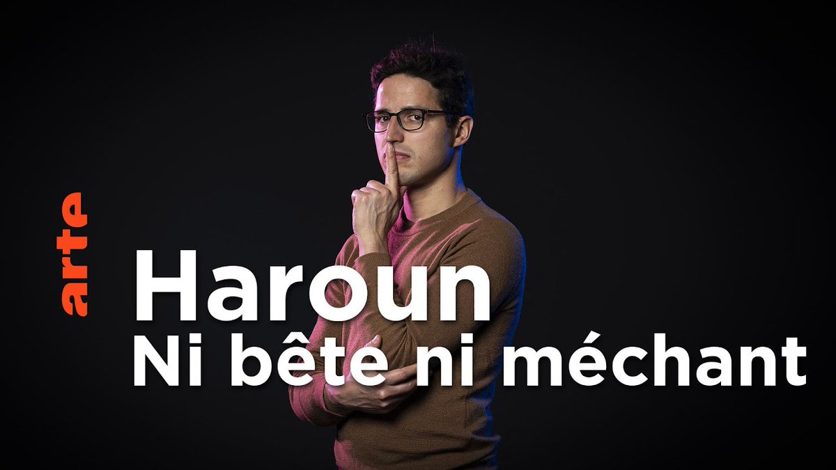 Mateusz's tweet photo. "@haaaroun réveille le ‘petit connard’ qui est en nous" | Interview dans @28Minutes sur @ARTEfr ➡️ https://t.co/Z2vO6yOQx1 A écouter et à regarder sans hésiter, Haroun, c'est l'un des boss de la #pasquinade, ou du #standup si vous préférez https://t.co/6p7KTSiRZL