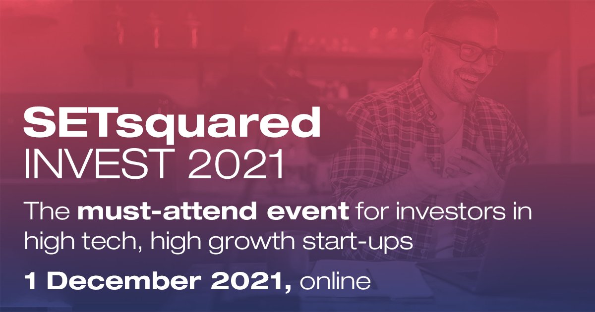 SETsquaredSRY's tweet photo. Good luck to @sammiselect @Playwaze @ericdotai  today @setsquared Investment event! #Invest2021 #fingerscrossed https://t.co/QGJ1JAha5T