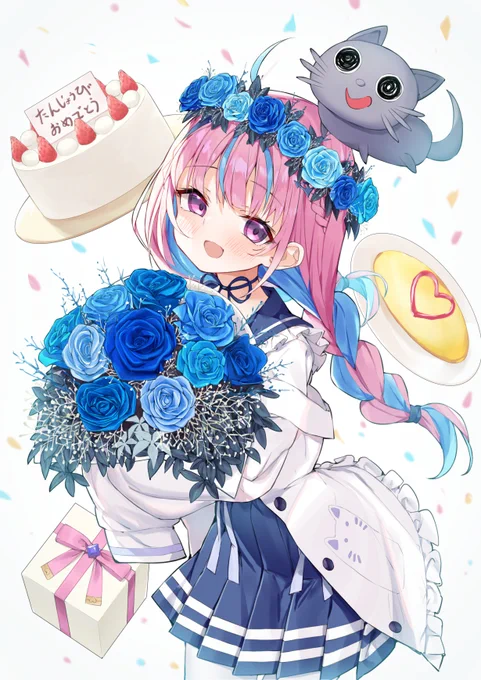 あくたん誕生日おめでとう!!🎂
#あくあーと 
#湊あくあ生誕祭 
#湊あくあ生誕祭2021 