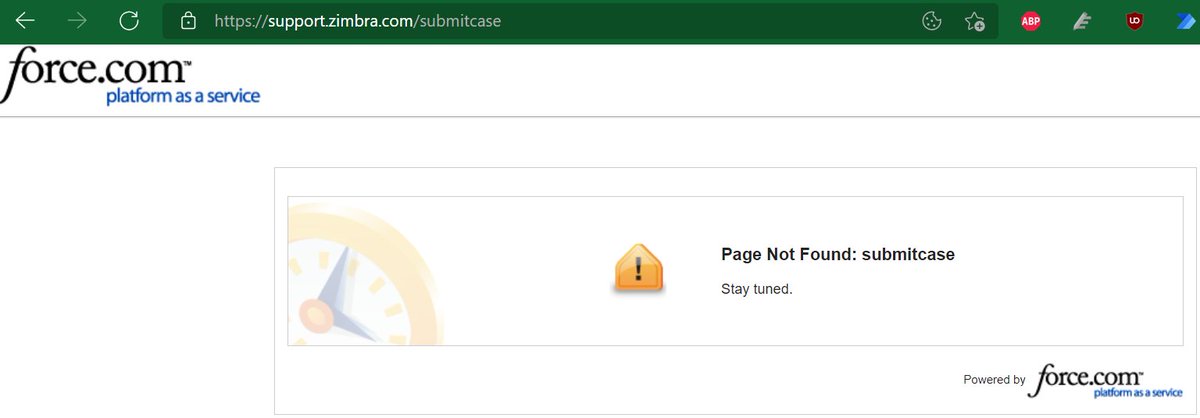 bhwong's tweet photo. @Zimbra please fix your support button link on your homepage. https://t.co/AgvzHNCW2M