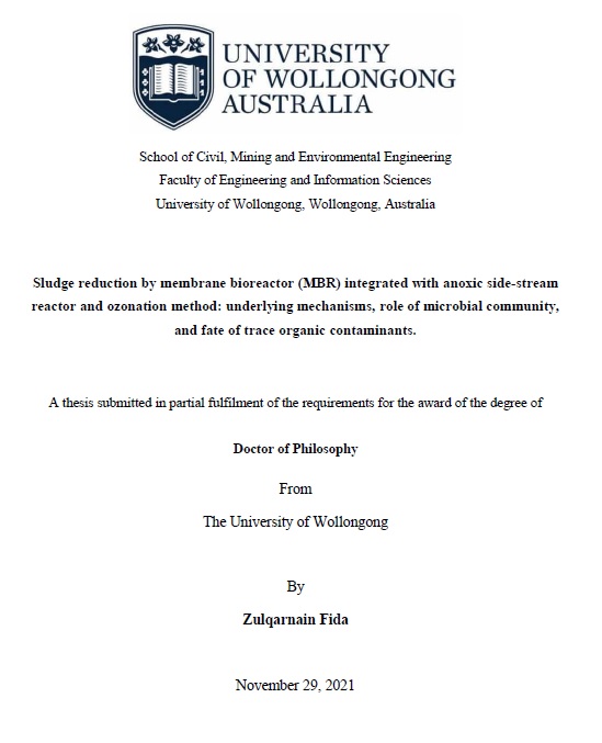 DrFaisalHai's tweet photo. Huge amount of biological #sludge produced while treating #wastewater requires costly management. How to tell #bugs to produce less while munching on wastewater? @FidaZulqarnain completes a PhD on this. Congrats Dr Fida. #StrategicWaterInfrastructureLab @uoweis @uowresearch https://t.co/JFaaKyhP6N