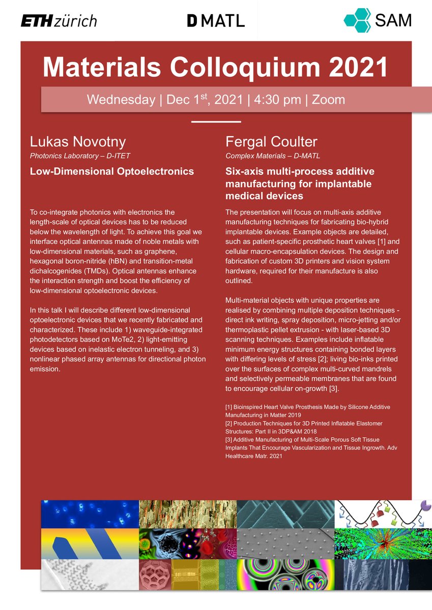 Scientific Staff Association at Dept. of Materials tweet media