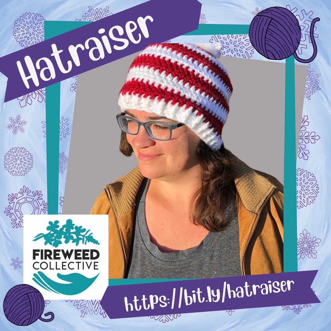 This #givingtuesday, we are having a HATRAISER!!!

Buy A Ticket, Get A Free Hat! Your purchase supports a #QTBIPOC artisan and helps Fireweed Collective offer free-of-cost #supportgroups to QTBIPOC folks. Attendance is not required to claim your hat.

fireweedcollective.org/hatraiser-end-…