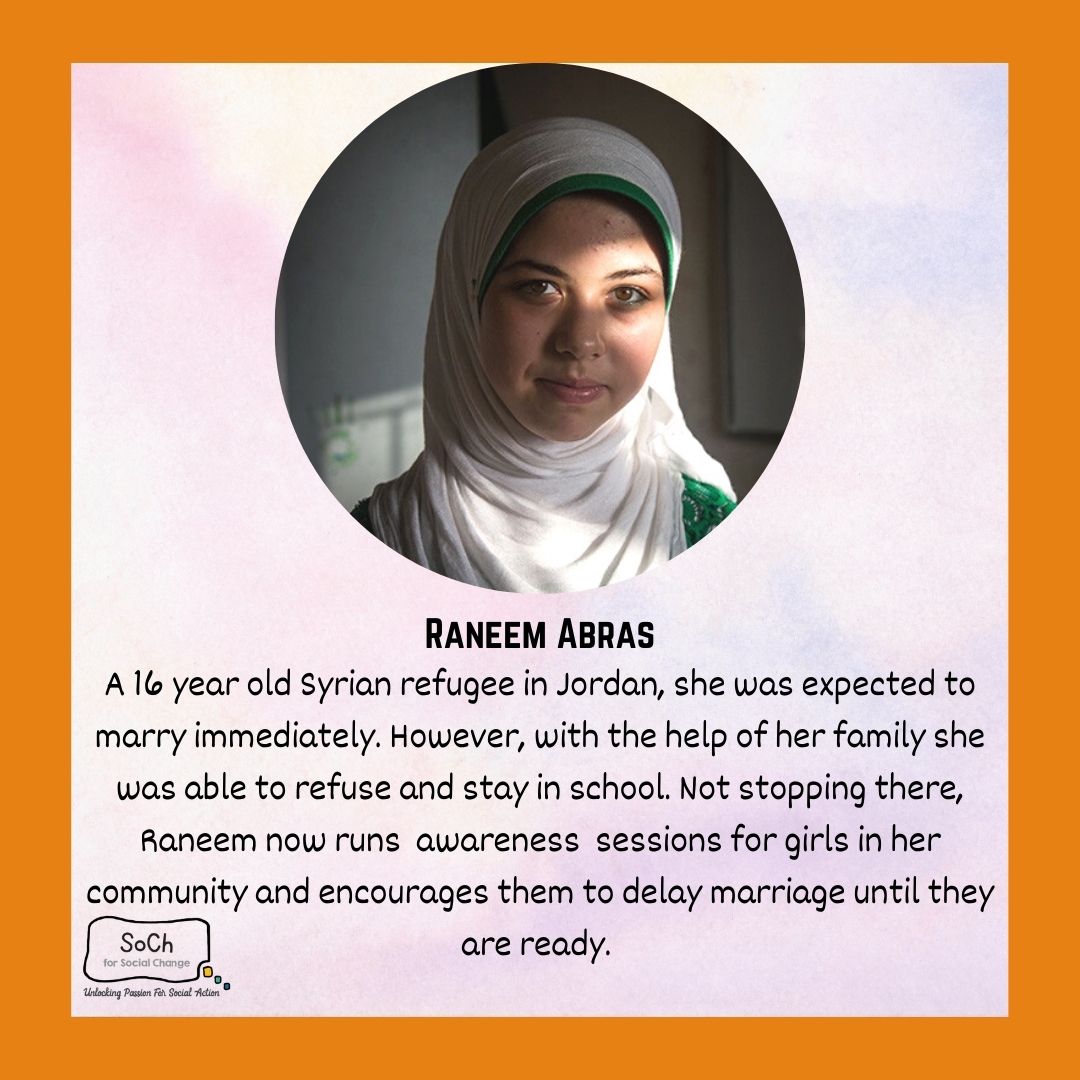 SoCHforChange's tweet photo. #OrangeTheWorld and learn about the real life #heroes.

#16daysofactivism #GBV #childmarriage #endviolenceagainstwomen #stroriesofstrength https://t.co/dx74JoXYNx