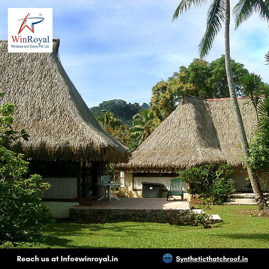 WinRoyalpune's tweet image. Synthetic Thatch are a ‘green’ alternative as they help preserve natural Thatch rather than over-use it.
syntheticthatchroof.in
Reach us at Info@winroyal.in 
#syntheticthatchroof #thatchedroof #interiordesign #architecture #architectdesign #landscapedesign #landscapearchitecture