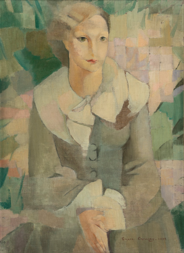 ArtGalleryofNSW's tweet photo. 🔎 Do you love an art mystery?
The identity of the sitter for this 1933 #ArchibaldPrize portrait by Grace Crowley was unmasked through much sleuthing by #Archie100 curator Natalie Wilson. Read more on the fascinating story in a new article on our website: https://t.co/tzXMreebom https://t.co/GfL3421Rb4
