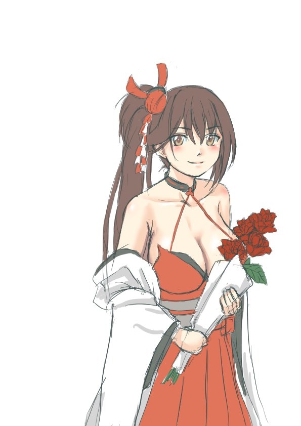 瑞鶴と紅い薔薇 #瑞鶴(アズールレーン) #アズールレーン https://t.co/nwDup66V37 