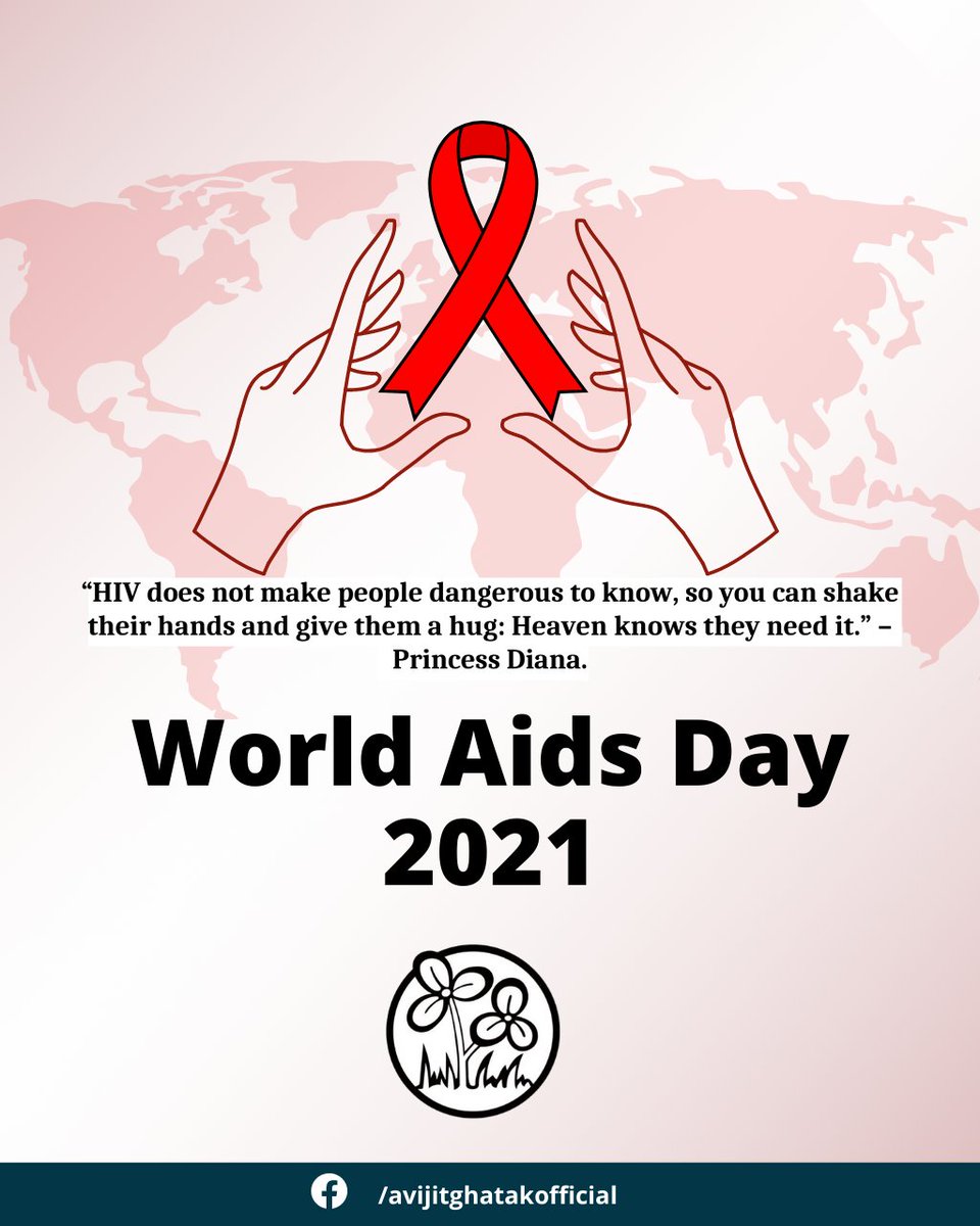 On the occasion of World AIDS Day, let us join our hands together to create awareness about this life threatening disease. We must all come together and extend our support to those who are fighting the battle against AIDS.

 #WorldAIDSDay2021 #AIDS