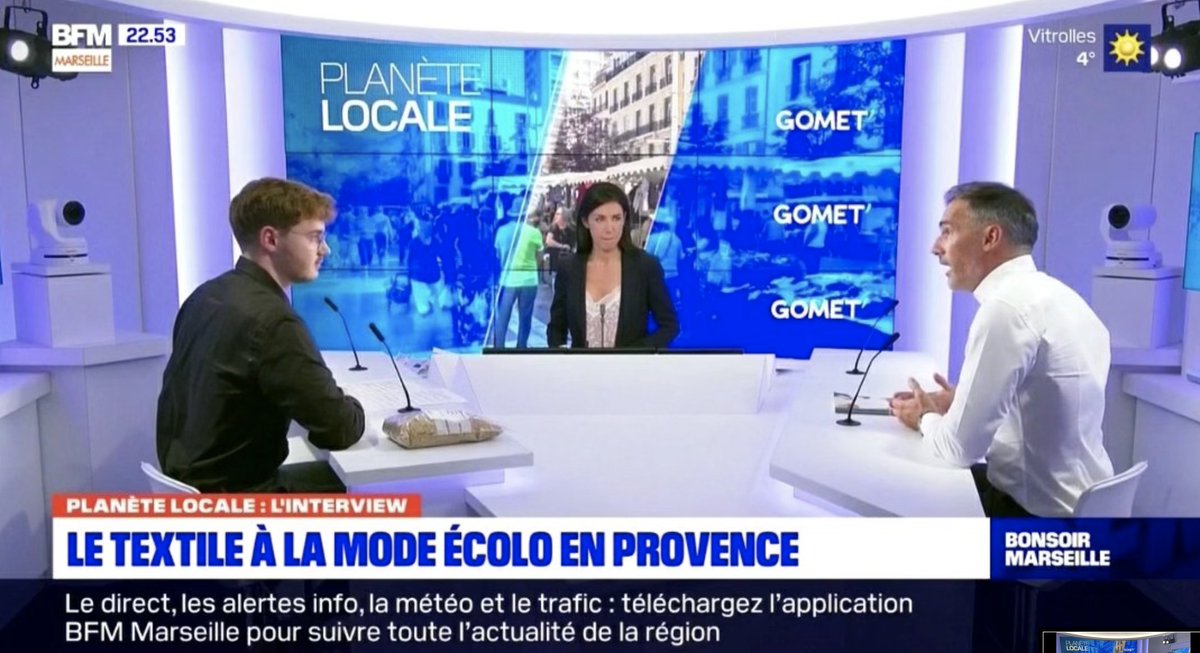 FASK_fashion's tweet photo. #OnParleDeNous

Notre collectif était mis à l’honneur par l’intermédiaire de Jocelyn Meire, Fondateur et DG de notre collectif, invité de Gomet' sur BFM Marseille Provence pour parler de nos différents projets en cours, dans le cadre de nos #engagements pour une #modelocale. https://t.co/fiuTU4pVvt