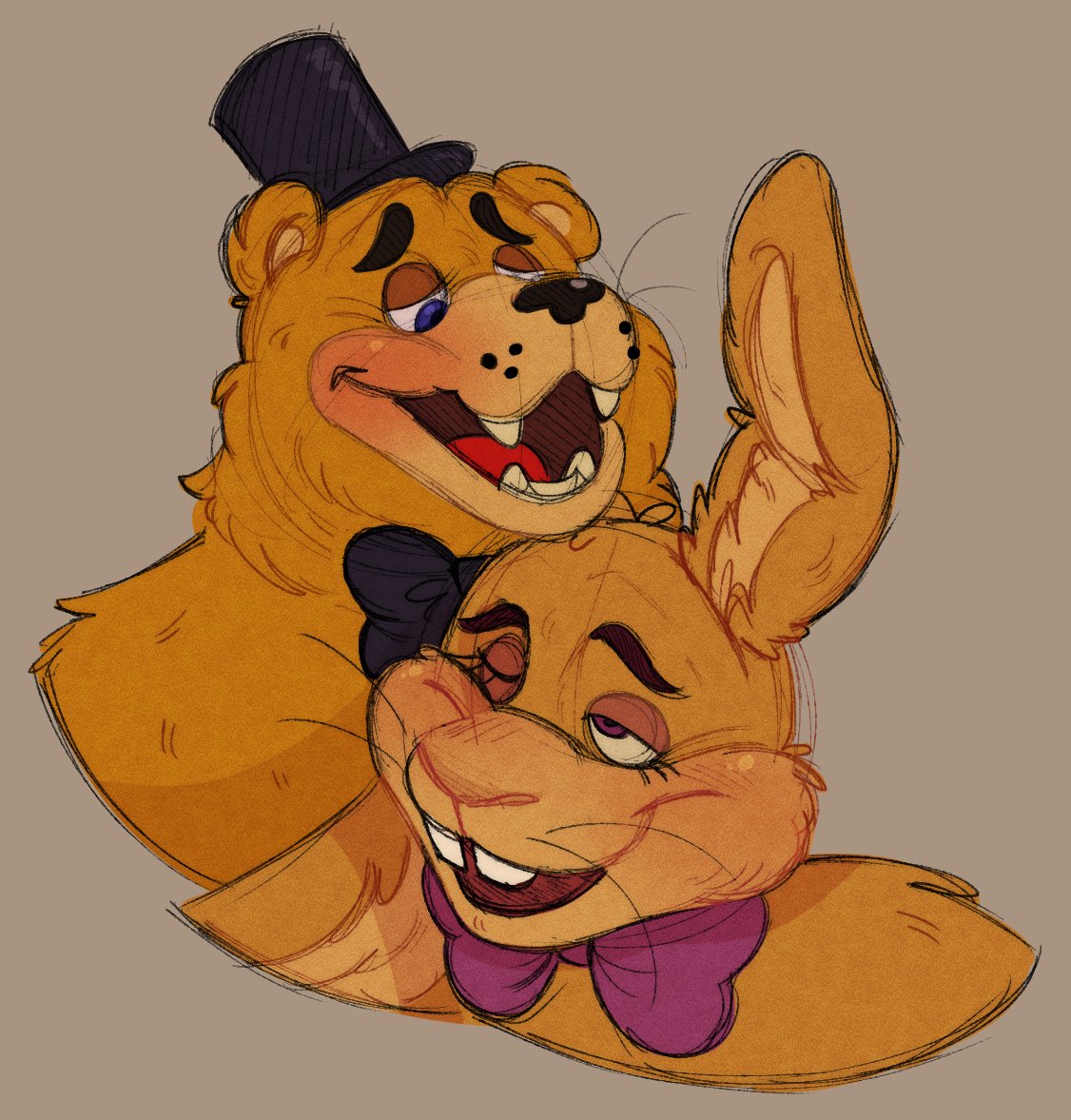 stupid_idiot on X: #FNAF #Fredbear #Springbonnie