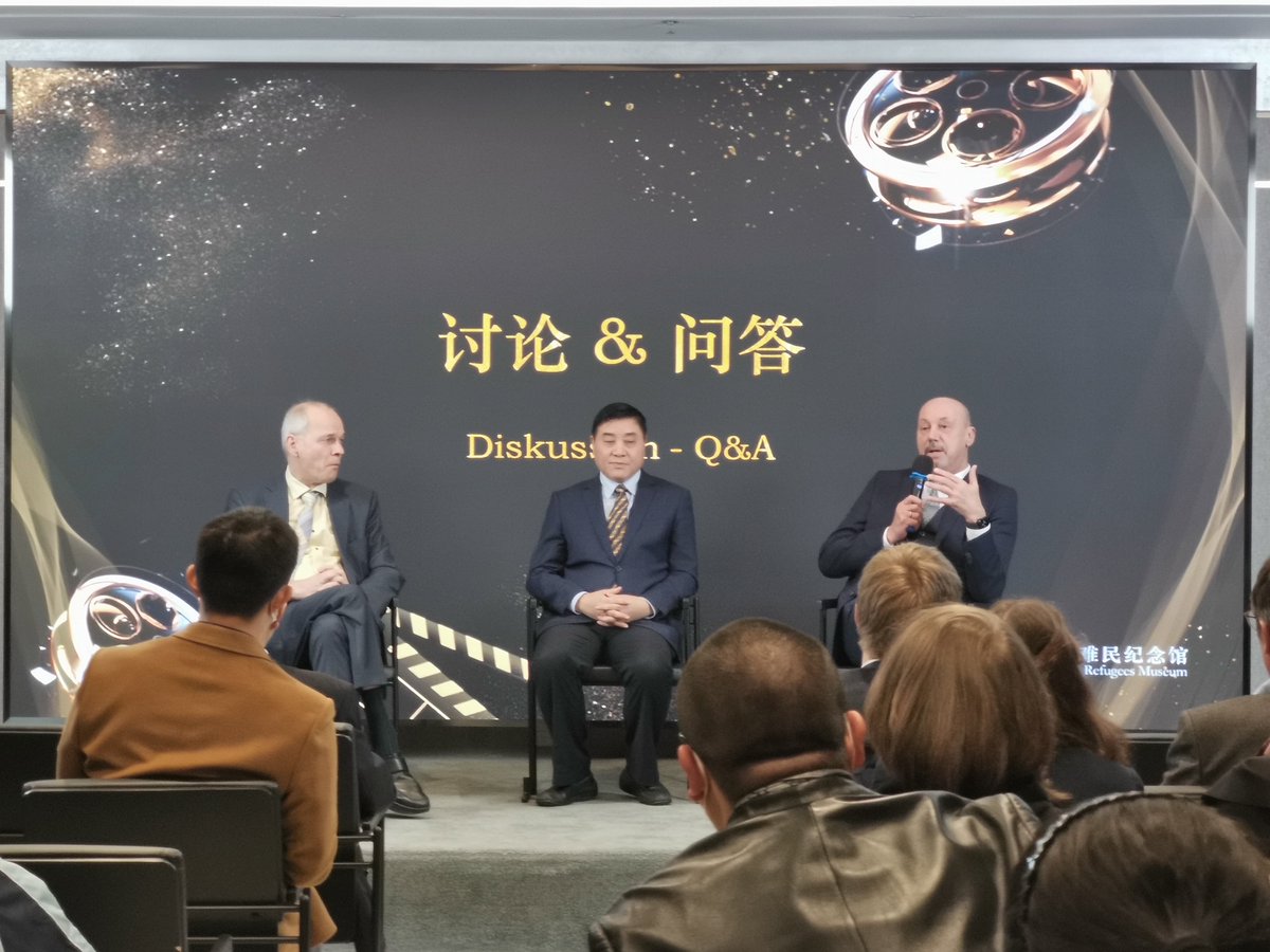 Helmut Rakowitsch (@rakowitschheli) on Twitter photo Exciting project about "Shanghailanders"! Thanks to #ShanghaiJewishRefugeesMuseum for supporting Austrian and German Film screening "The Last Sanctuary-Memories of exile in Shanghai" and following discussion with students from German and Chinese school in Shanghai. <a href="/MFA_Austria/">MFA Austria</a> Exciting project about "Shanghailanders"! Thanks to #ShanghaiJewishRefugeesMuseum for supporting Austrian and German Film screening "The Last Sanctuary-Memories of exile in Shanghai" and following discussion with students from German and Chinese school in Shanghai. <a href="/MFA_Austria/">MFA Austria</a>