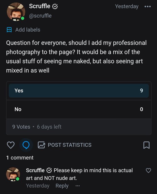 Poll is still going on my @OnlyFans for the next 6 days also let me know what you guys think  #AdultWork<a class="tags" href="/tag/onlyfans">@onlyfans</a><a href="/tag/gay"class="tags"><span>#gay</span></a><a href="/tag/gays"class="tags"><span>#gays</span></a><a href="/tag/adultwork"class="tags"><span>#adultwork</span></a><a href="/tag/dickpic"class="tags"><span>#dickpic</span></a><a href="/tag/twink"class="tags"><span>#twink</span></a><a href="/tag/18plus"class="tags"><span>#18plus</span></a>