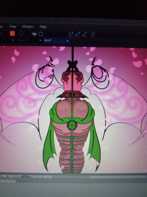 So many #layers ... so yes I drew a #devilgirl with #whitewings #drawingwhileblack #blackartistparty<a href="/tag/layers"class="tags">#layers</a><a href="/tag/devilgirl"class="tags">#devilgirl</a><a href="/tag/bondage"class="tags"><span>#bondage</span></a><a href="/tag/digitalart"class="tags"><span>#digitalart</span></a><a href="/tag/twitterafterdark"class="tags"><span>#twitterafterdark</span></a><a href="/tag/ropeplay"class="tags"><span>#ropeplay</span></a>