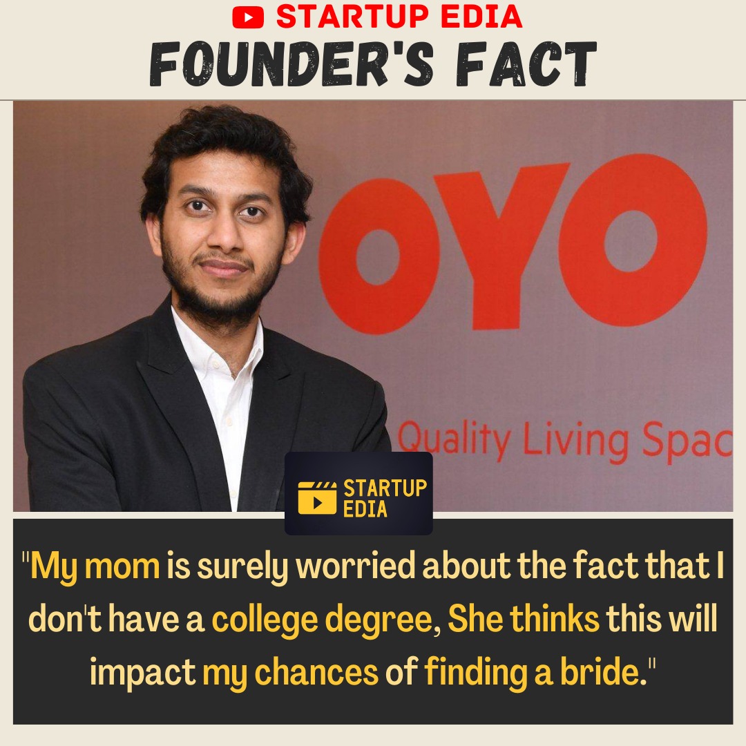 STARTUPEDI's tweet photo. "My mom is surely worried about the fact that I don't have a college degree, She thinks this will impact my chancesof finding a bride."
#oyo #Trending #Viral #oyo @oyorooms @STARTUPEDI @riteshagar https://t.co/RSStfuBo4F
