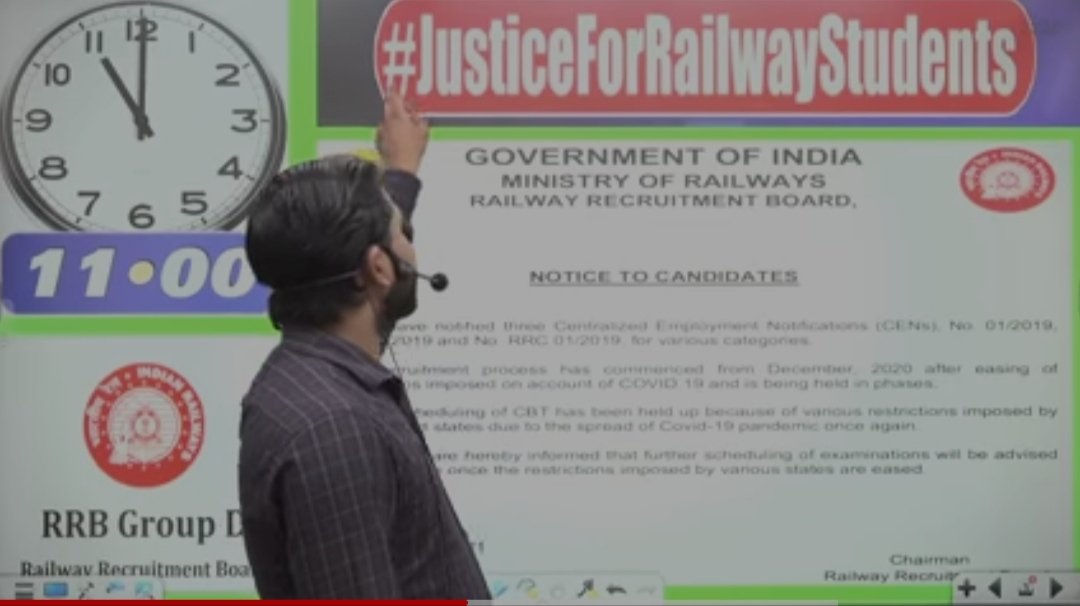 nitishrazzyadav's tweet photo. #JusticeForRailwayStudents
We want full calender for all the ongoing recruitments, from notification to joining and timely execution of that given plan.
#JusticeForRailwayStudents https://t.co/5DDTyz64qI