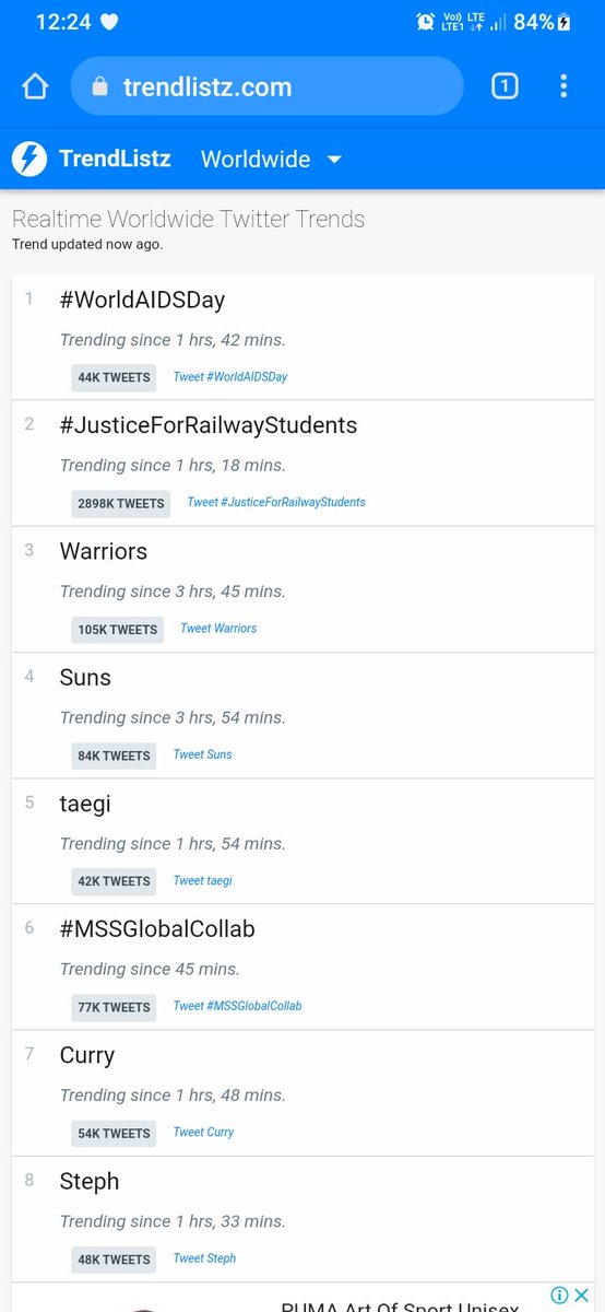 Santosh_k_b_35's tweet photo. We are at number 1 in India and Number 2 in world.
Please don't stop.
Keep it up.
#JusticeForRailwayStudents 
@RailMinIndia @PMOIndia @AshwiniVaishnaw @narendramodi @AmitShah https://t.co/qkNrgFakzG