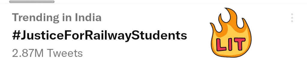 CivilReapers23's tweet photo. More than 28+ lakhs tweets done!
This is not the number..this is voice of youth!
Don't stop ,show the power of youth!
Keep tweeting 👇
Continuesly 👇
#JusticeForRailwayStudents https://t.co/7qgDt18wMW