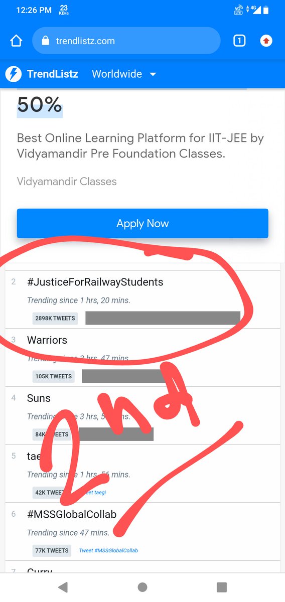 mwkumawatrahul's tweet photo. #JusticeForRailwayStudents
We are on 2nd position world wide make it 1 Position 
Retweet this 
🤟🤟🤟🤟🤟 https://t.co/GO16A9UkTv