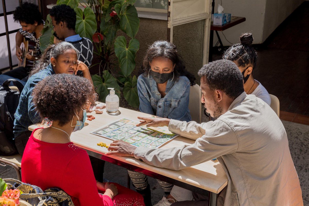 Do you love board games?
Then meet <a href="/SoniaLioret/">Sonia Lioret</a>, Originally from France, working in development by day and a game designer in her spare time. “BIPSE – The loss of Biodiversity” is the name of her creative, engaging, and fun game. 1/2
#ArttoEarth #Tibebbeadebabay2021  #Tibebonline