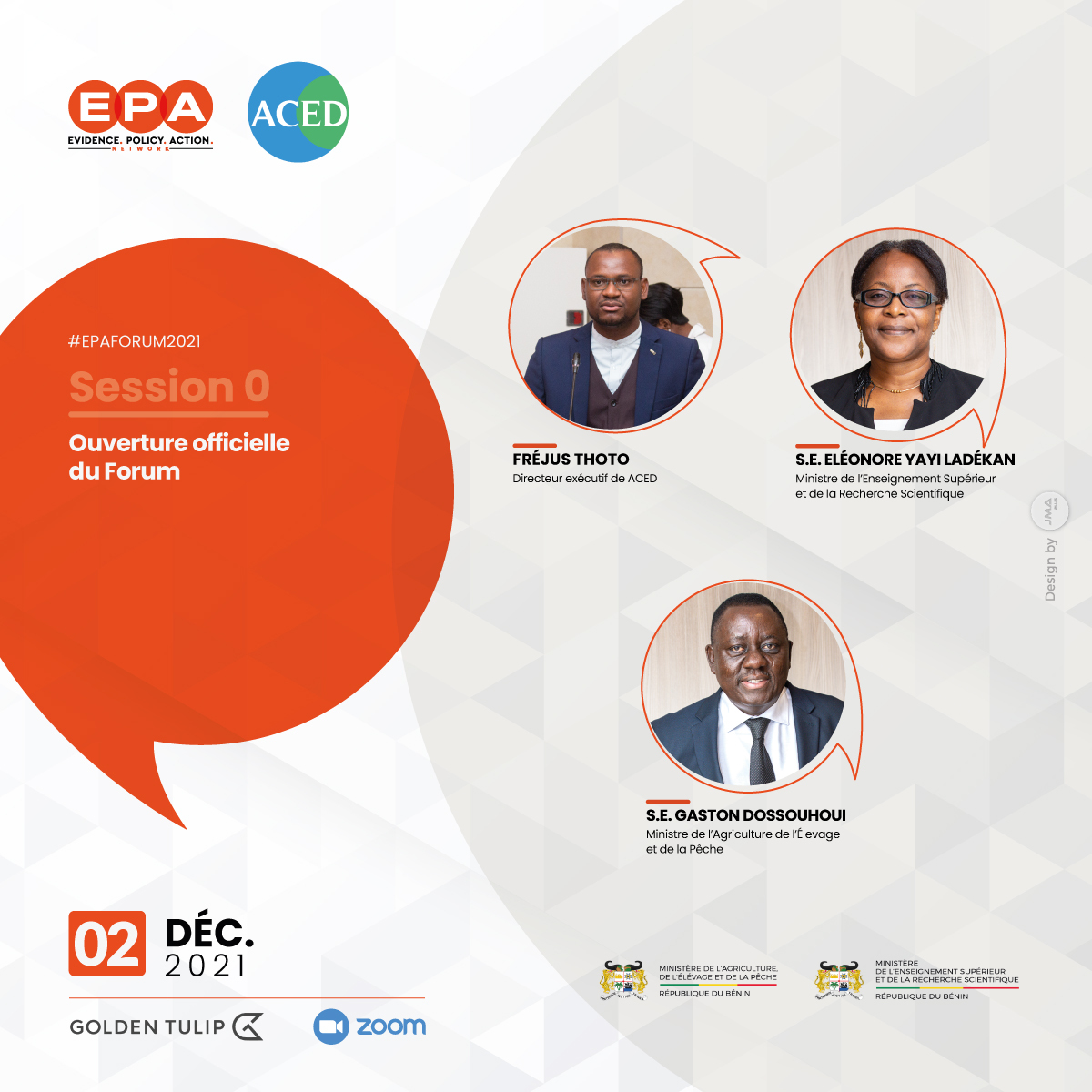 acedafrica's tweet photo. 📢Notre forum annuel de promotion de l'utilisation des données pour améliorer la sécurité alimentaire démarre demain!🗓️
Ne manquez pas le lancement du Ministre de l’Agriculture, de l’Elevage et de la Pêche. #Benin
Suivez-nous sur les RS avec #EPAFORUM2021
https://t.co/PWYNbJb7Lo https://t.co/ABPKvNFK3B