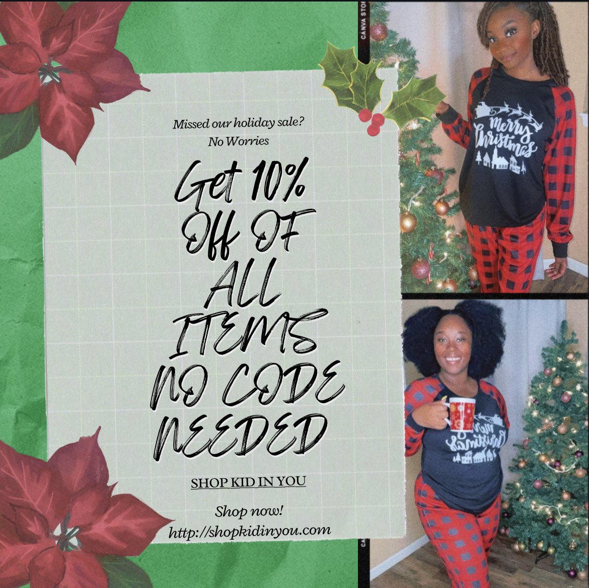 shopkidinyou's tweet photo. Missed our Black Friday , Small business Saturday and Cyber Monday holiday sale? No worries we are giving you ten percent off all items until the end of the year! No code necessary ! Link in our bio!Shop Kid In You 💛✨. #buyblack #smallbusiness #smallblackbusinessowner https://t.co/4vxQO8kmFK
