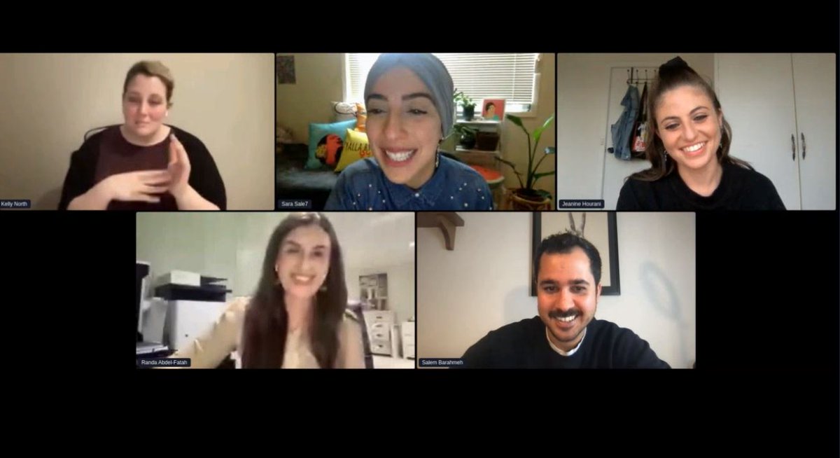 SO EXCITED about this all star panel 'We stand w Palestine' #FWDOrg @jeaninehourani  <a href="/Barahmeh/">Salem Barahmeh</a> <a href="/RandaAFattah/">Randa Abdel-Fattah</a> 
"We were demanding less neutrality in silence and more understanding and solidarity and space to speak out against the oppressor and then would be oppressed" @SaraSalehOz