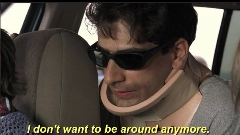 reactions on Twitter: "christopher moltisanti neck brace the sopranos I