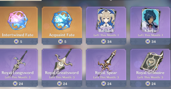 G8_Genshin's tweet photo. A new month has descended ❄️☃️
New characters have descended in the #Starglitter Exchange as well! #Kaeya and #Barbara are now available in the shop for the month of December! #Intertwined and #Acquaint Fates have also refreshed for the #Stardust shop ✨
#GenshinImpact #Game8 https://t.co/KBHWYljv1n