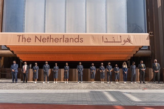 aajanabi's tweet image. A great honour to stand together along side HE Carel Richter and the NL Pavilion team @expo2020dubai to observe the minute silence on the special day of Commemoration and pay respect to the noble citizens of the UAE @dutchdubai2020 #ShellMiddleEast #Expo2020Dubai
