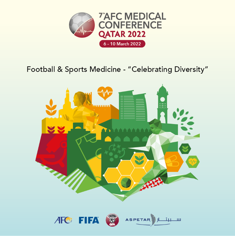 Aspetar's tweet photo. 📢 Registration is now open
Register Now for the 7th AFC Medical Conference Qatar 2022.
Registration for the highly anticipated 7th AFC Medical Conference with the theme - ‘Football and Sports Medicine – Celebrating Diversity’

@afcmedcon @theafcdotcom @QFA #AFCMedicalConference