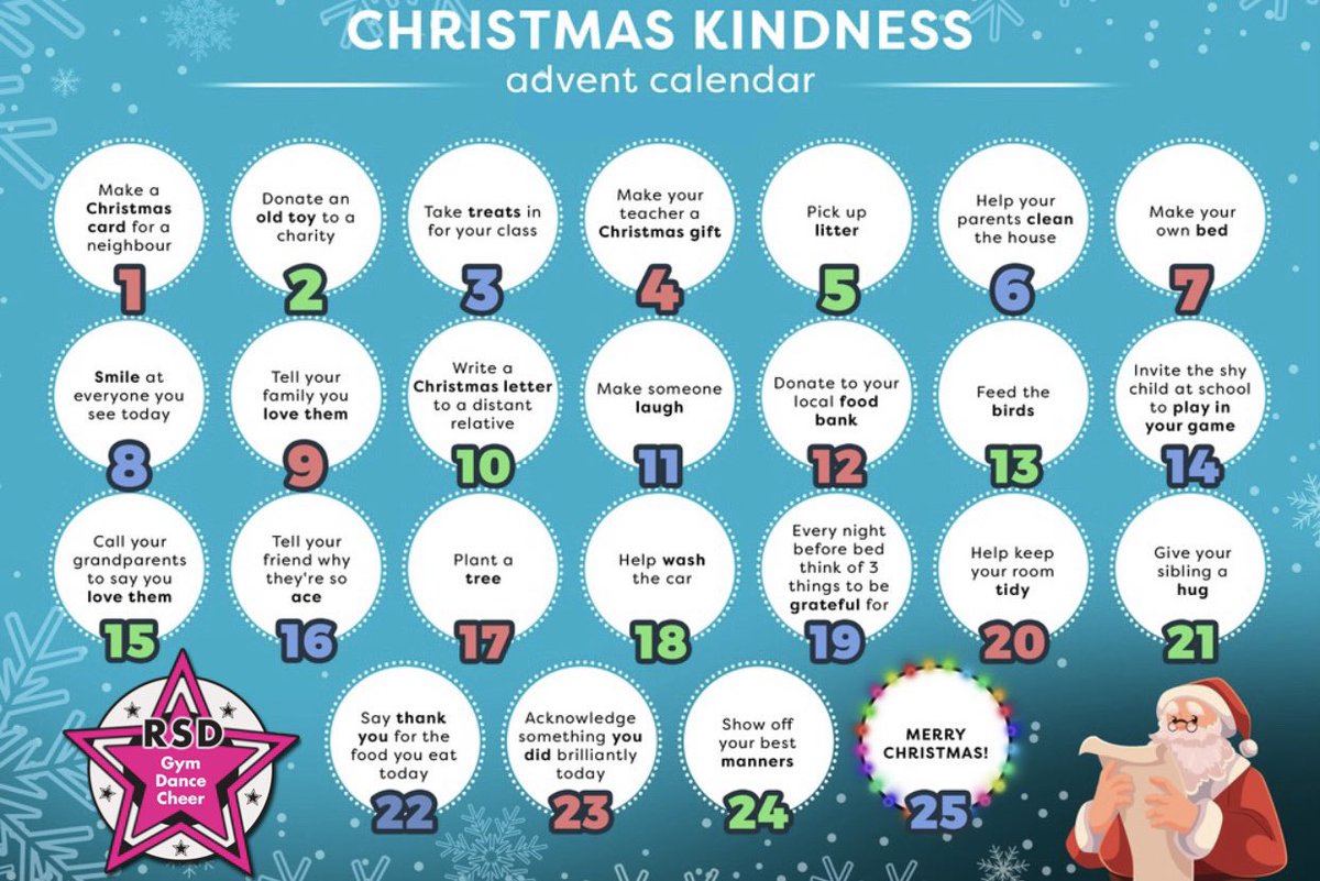 The countdown to Christmas begins today!

🎄

Let’s all get involved in an act of kindness everyday leading up to the BIG day this month, remembering we have a lot to give and a lot to be thankful for. 

 💗
