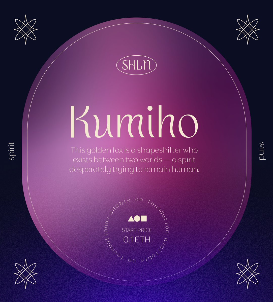 ShelenaRT's tweet photo. Yeah! This is the new art ❤️
Inspired by the legends…

"Kumiho"
This golden fox is a shapeshifter who exists between two worlds - a spirit desperately trying to remain human.

https://t.co/et6HyF2EBK
Available on the @withFND https://t.co/1LcJG67zQZ